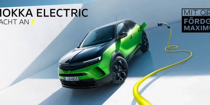 Der Opel Mokka Electric jetzt bereits ab <strong>€ 189,– / MONAT.*</strong>